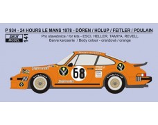 Decal - Porsche 934 - 24 hours Le Mans 1978 1/24